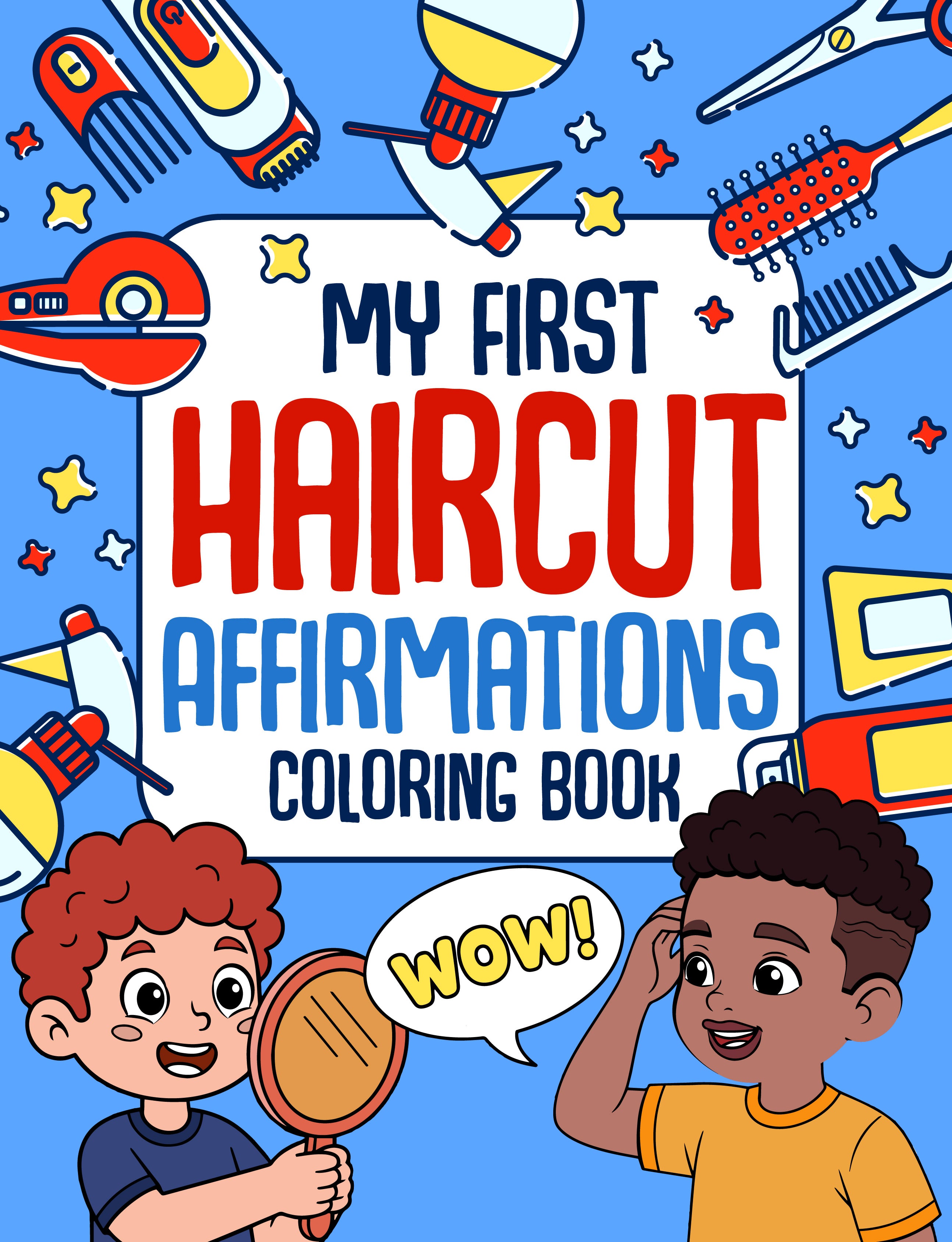 My First Haircut Affirmations Coloring Book
